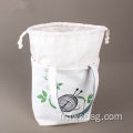 Fermeture Coton Canvas Tote Yarn Rangement Sacs